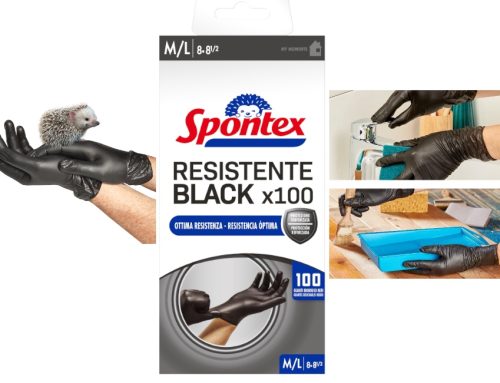 Mapa Spontex presenta i nuovi guanti monouso ‘Resistente black x100’
