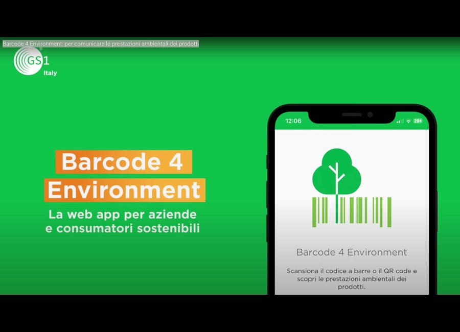 barcode 4 environment app di gs1 per comunicare l'impegno ambientale delle aziende