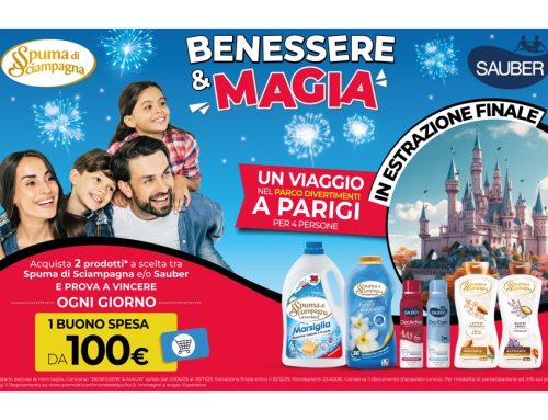 ‘Benessere & Magia’: il concorso a premi di Spuma di Sciampagna & Sauber