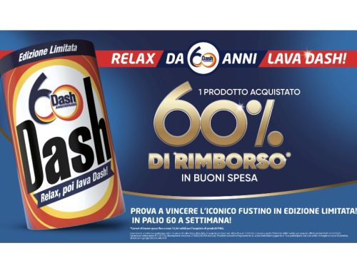 Dash compie 60 anni in Italia e rinnova logo e design per l’occasione
